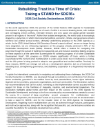2026 Civil Society Declaration on SDG16+ 