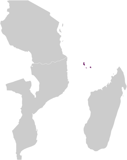 Map of Comoros