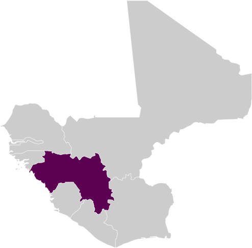 Map of Guinea