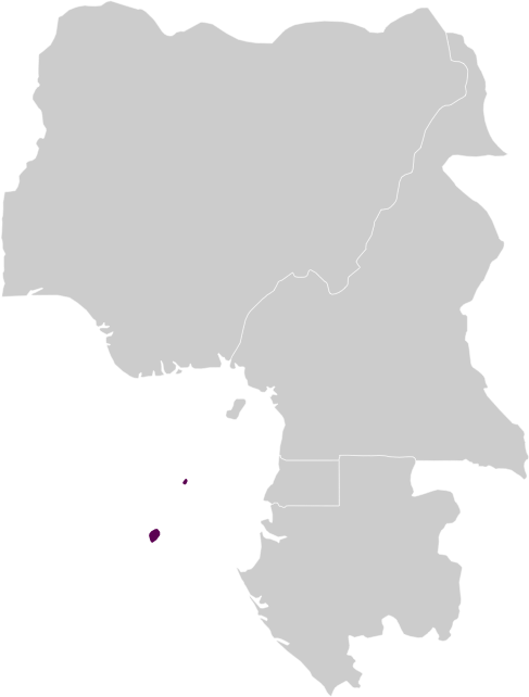Map of Sao Tome & Principe