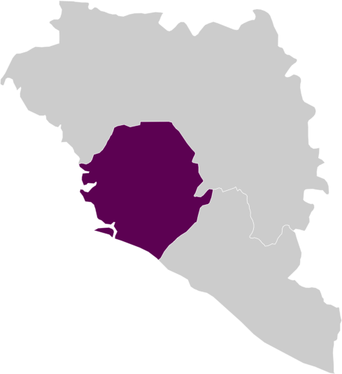 Map of Sierra Leone