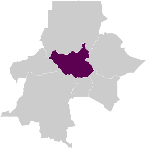 Map of South Sudan