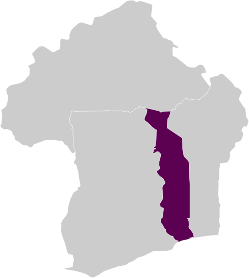 Map of Togo