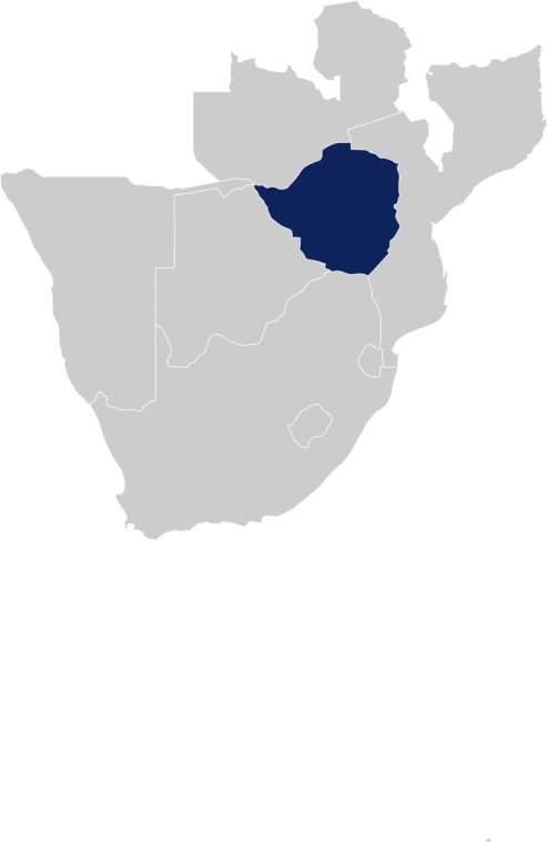 Map of Zimbabwe