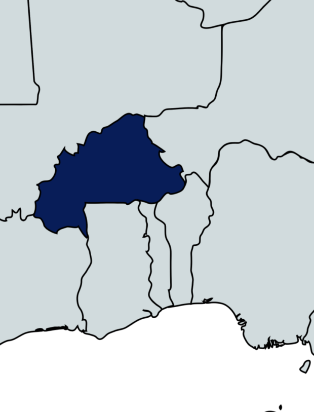 Bukina Faso Map