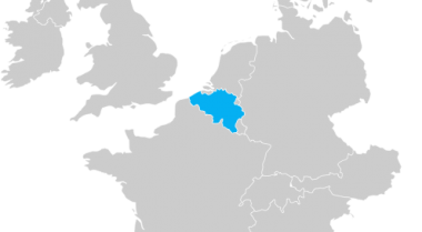 Map of Belgium