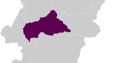 Map of Central African Republic