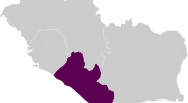 Map of Liberia