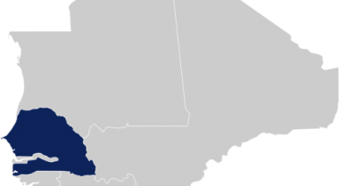 Map of Senegal