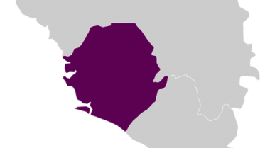 Map of Sierra Leone