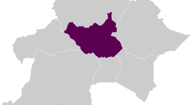 Map of South Sudan