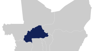 Bukina Faso Map